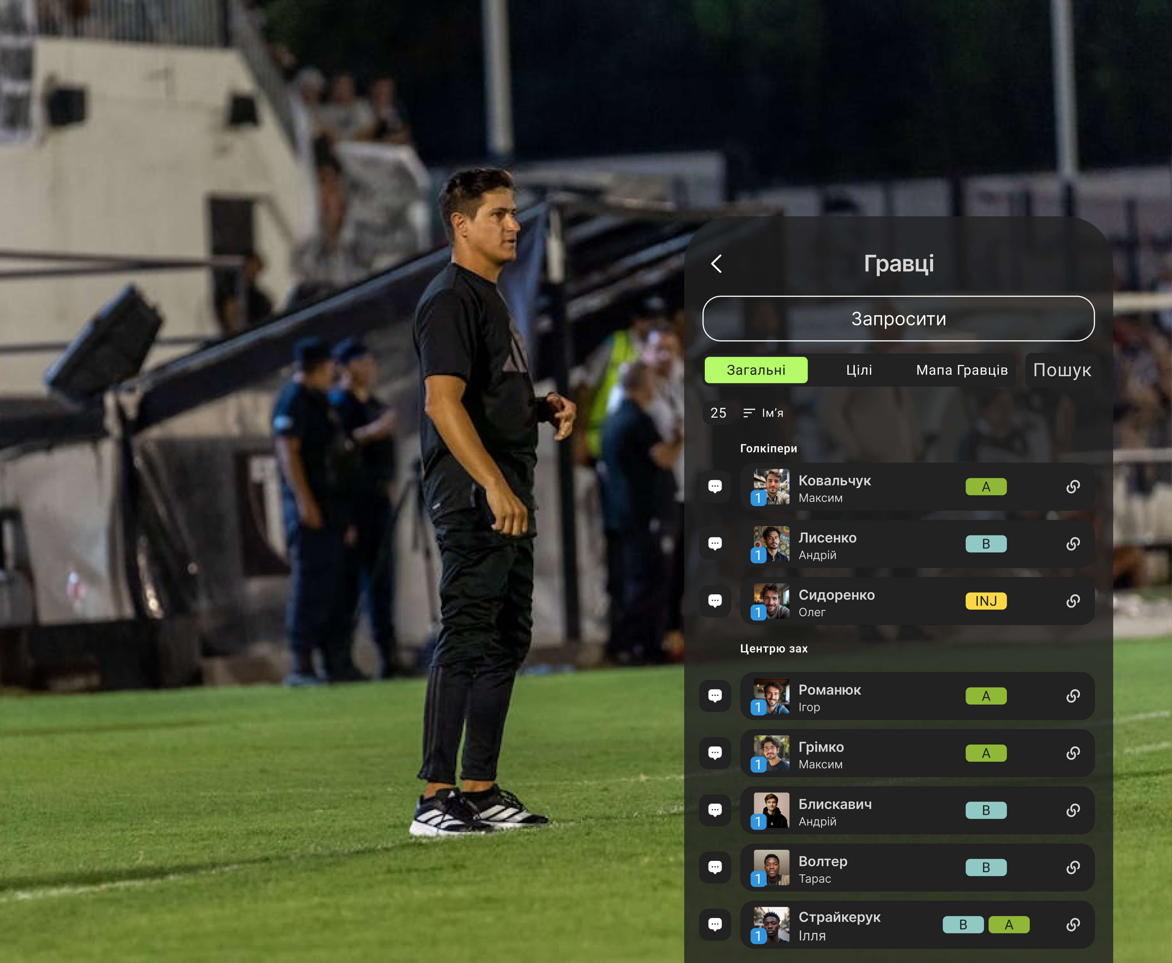 Контроль над діяльністю клубу